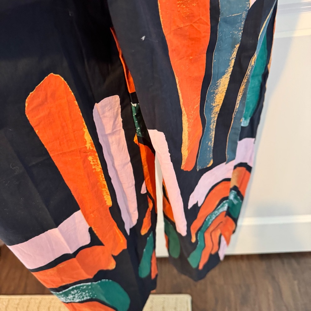 NWT Anthropologie Arches Jumpsuit Colorful Abstract Sleeveless | XS - Picture 8 of 10
